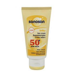 Sanosan Солнцезащитный крем для малышей SPF 50, 75 мл. фото