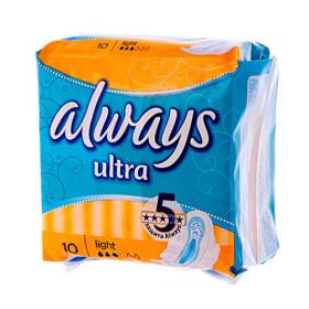 Always Олвейс,  Женские гигиенические прокладки Ultra Light Single. фото