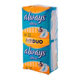 Always Олвейс,  Женские гигиенические прокладки Ultra Light Duo. фото