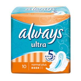Always Олвейс,  Женские гигиенические прокладки Ultra Normal Plus Single. фото