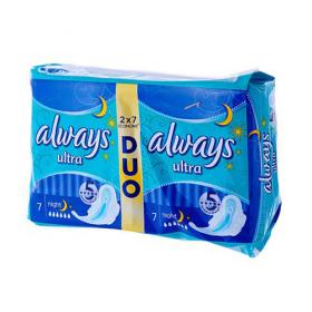 Always Олвейс,  Женские гигиенические прокладки Ultra Night Duo. фото