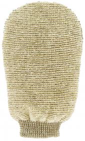 Foersters Массажная мочалка-варежка двухсторонняя из органического льна и бамбука. фото