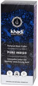 Khadi Растительная краска для волос индиго 100 г. фото