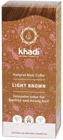 Khadi Растительная краска для волос светло-коричневый 100 г. фото