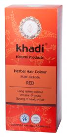 Khadi Растительная краска для волос хна красная 100 г. фото