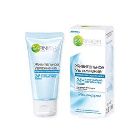 Garnier Смягчающий легкий крем Живительное увлажнение для нормальной и смешанной кожи, 50 мл. фото