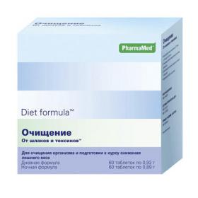 Diet Formula Очищение от шлаков и токсинов дневная формула таблетки 60  ночная формула таблетки 60. фото