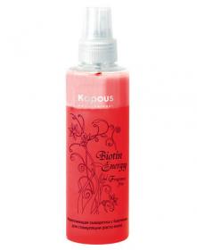 Kapous Professional Укрепляющая сыворотка с биотином для стимуляции роста волос Biotin Energy Serum, 200 мл. фото