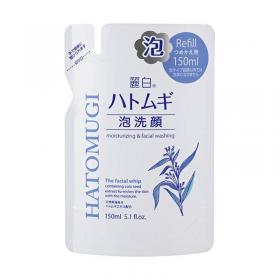 Kumano Cosmetics Пенка для умывания Urarashiro Hatomugi, сменная упаковка 150 мл. фото