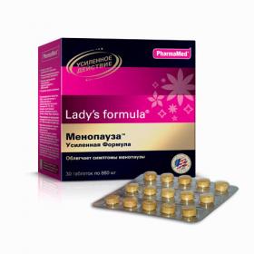 Ladys Formula Менопауза Усиленная Формула таблетки 860 мг 30. фото