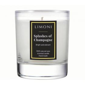 Limoni Ароматическая свеча Брызги шампанского Splashes of champagne 160 гр. фото