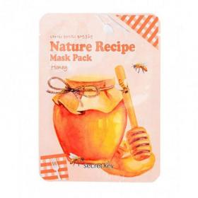 Secret Key Маска тканевая медовая Nature Recipe Mask Pack Honey, 20 г. фото