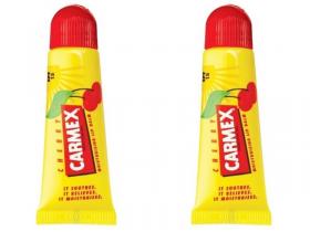 Carmex Набор Бальзам для губ с ароматом вишни с защитой SPF15 10 гр2 штуки. фото