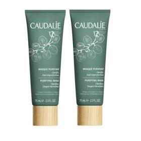 Caudalie Набор Маска для лица очищающая и матирующая для комбинированной и жирной кожи 75 мл2 штуки. фото