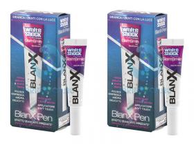 Blanx Набор White Shock Gel Pen Отбеливающий гелевый карандаш2 штуки. фото