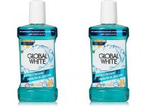 Global White Набор Витаминизированный ополаскиватель 300 мл2 штуки. фото