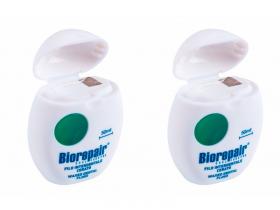 Biorepair Набор Зубная нить с воском комплексная защита Waxed Floss, 50м2 штуки. фото