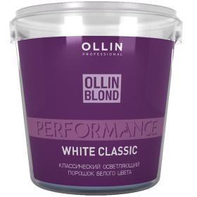 Ollin Professional Классический осветляющий порошок белого цвета, 500 г. фото