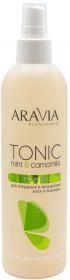 Aravia Professional Тоник для очищения и увлажнения кожи с мятой и ромашкой, 300 мл. фото