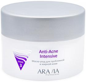 Aravia Professional Маска-уход для проблемной и жирной кожи Anti-Acne Intensive, 150 мл. фото