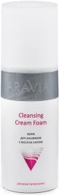 Aravia Professional Крем для умывания с маслом хлопка Cleansing Cream Foam, 150 мл. фото