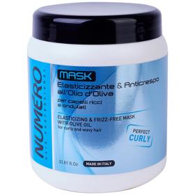 Brelil Professional Маска с оливковым маслом для вьющихся и волнистых волос, 1000 мл. фото