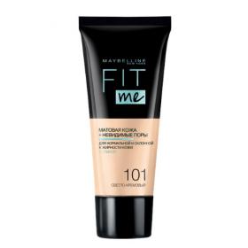 Maybelline Тональный крем для лица Fit Me, матирующий, скрывающий поры, 30 мл. фото