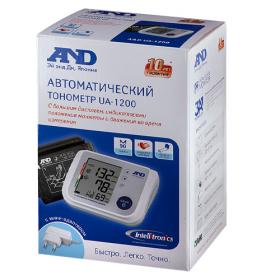 AND Тонометр UA-1200 автомат с адаптером большой дисплей. фото