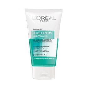 Loreal Paris Гель для умывания для нормальной и смешанной кожи Бесконечная Свежесть, 150 мл. фото