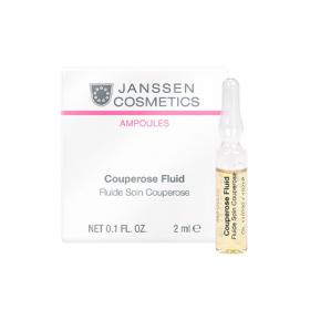 Janssen Cosmetics Сосудоукрепляющий концентрат для кожи с куперозом в ампулах Couperose Fluid, 7 ампул x 2 мл. фото