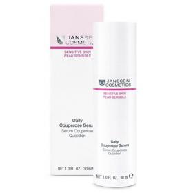 Janssen Cosmetics Активный концентрат для чувствительной кожи, склонной к покраснению и куперозу Daily Couperose Serum, 30 мл. фото