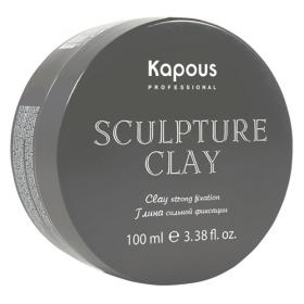 Kapous Professional Глина для укладки волос нормальной фиксации Sculpture Clay, 100 мл. фото