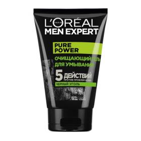 Loreal Paris Гель для умывания Черный уголь, 100 мл. фото