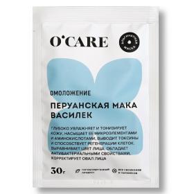 OCare Альгинатная маска с перуанской макой и васильком Саше 30 г. фото