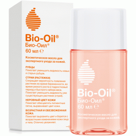 Bio-Oil Масло косметическое от шрамов, растяжек и неровного тона, 60 мл. фото