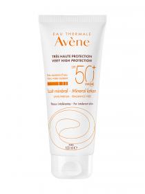 Avene Солнцезащитное молочко c минеральным экраном SPF 50, 100 мл. фото