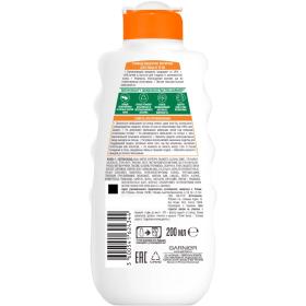 Garnier Солнцезащитное водостойкое молочко для лица и тела SPF50, 200 мл. фото