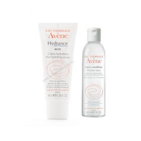 Avene Набор Гидранс Риш насыщенный увлажняющий крем 40 мл  Мицеллярный лосьон 50 мл. фото