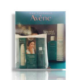Avene Набор Триакнеаль Эксперт Регулирующая разглаживающая эмульсия 30 мл  Очищающий гель Клинанс 50 мл. фото