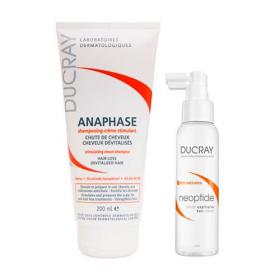 Ducray Набор Неоптид Лосьон от выпадения волос у мужчин 100 мл  Стимулирующий шампунь Анафаз 200 мл. фото