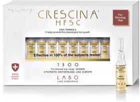 Crescina 1300 Лосьон для стимуляции роста волос в ампулах для женщин 10. фото