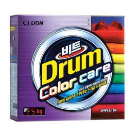 Cj Lion Beat Drum Color Стиральный порошок для цветного белья 2,25 кг. фото