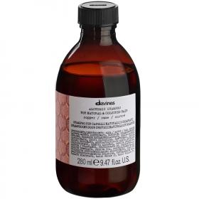 Davines Шампунь для натуральных и окрашенных волос, медный Alchemic Shampoo For Natural And Coloured Hair copper, 280 мл. фото