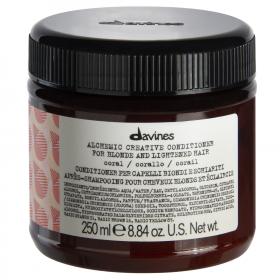 Davines Кондиционер для осветленных и натуральных волос коралл, розовый Creative Conditioner For Blond And Lightened Hair Coral, 250 мл. фото