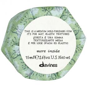 Davines Гель для укладки матовых подвижных текстур More Inside Medium Hold Finishing Gum, 75 мл. фото