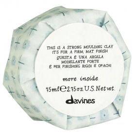 Davines Моделирующая глина для стойкого матового финиша More Inside Strong Moulding Clay, 75 мл. фото