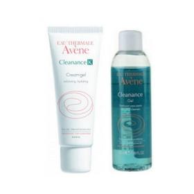 Avene Набор Клинанс Cеборегулирующий крем Клинанс К 40 мл  Очищающий гель 50 мл. фото