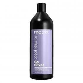 Matrix Оттеночный шампунь So Silver Color Obsessed для светлых и седых волос, 1000 мл. фото