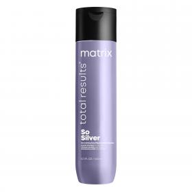 Matrix Оттеночный шампунь So Silver Color Obsessed для светлых и седых волос, 300 мл. фото