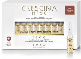Crescina 1300 Лосьон для стимуляции роста волос в ампулах для женщин 40. фото